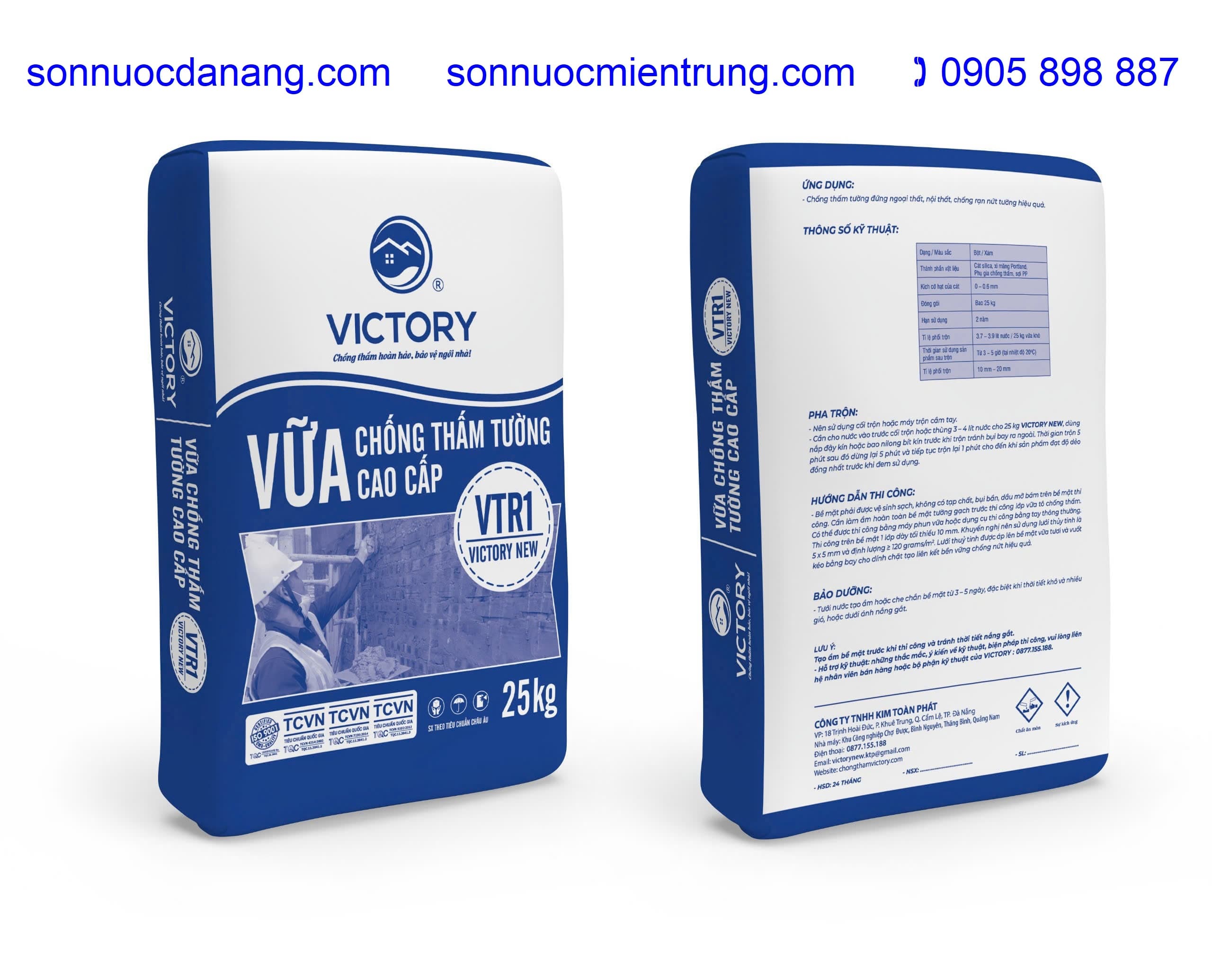 Vữa tô chống thấm tường VICTORY NEW – VTR1
