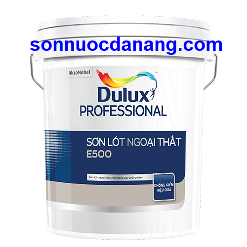 Sơn lót Dulux Professional E500 tại Đà Nẵng, Hà Nội, Tp Hồ Chí Minh là loại sơn lót ngoại thất gốc nước chất lượng cao, rất phù hợp với bề mặt tường hồ vữa, bê tông. Sản phẩm giúp tăng độ bám dính cho lớp phủ và tạo lớp màng bảo vệ tường.
Với các tính năng ưu Việt như: (1) Chống thấm hiệu quả, (2) Độ bám dính cao, (3) Màu sắc bền đẹp…Sơn lót Dulux Professional E500 với khả năng chống thấm vượt trội, mang đến hiệu quả toàn diện cho ngôi nhà.