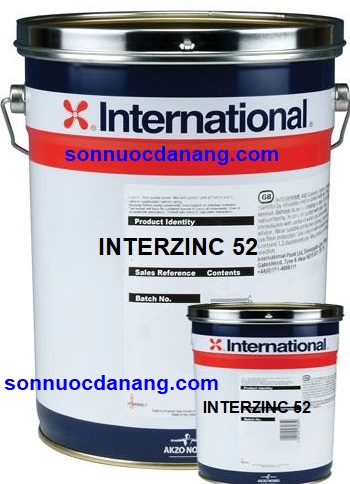 Sơn Epoxy Interzinc 52 (sơn lót) tại Đà Nẵng, Hà Nội, Tp Hồ Chí Minh là 1 loại sơn lót epoxy giàu kim loại kẽm 2 thành phần, là loại sơn lót hiệu quả cao để bảo vệ tốt nhất cho cấu trúc thép, là một phần của hệ chống gỉ sử dụng cho những môi trường khắc nghiệt kể cả các cấu trúc ngoài khơi, các thiết bị trong các nhà máy khí hóa chất, nhà máy giấy, cầu và các nhà máy điện. Interzinc 52 được sản xuất nhằm đưa ra khả năng chống rỉ cao trong cả 2 môi trường đóng mới và bảo dưỡng, nâng cao tuổi thọ cũng như thời gian làm việc cho kết cấu, tiết kiệm chi phí sửa chữa.