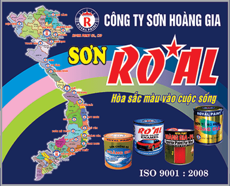 Bảng màu Sơn dầu Royal