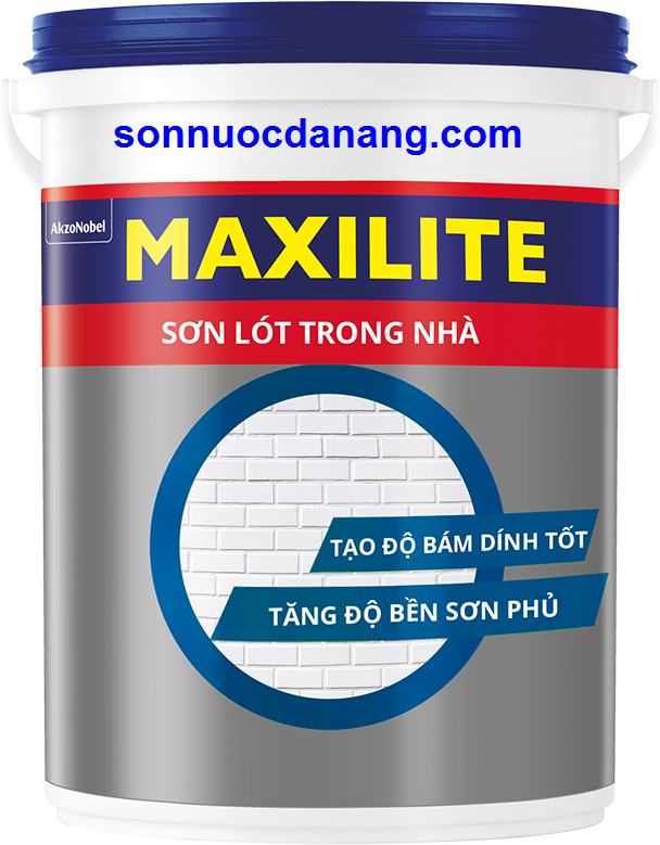 Sơn Lót kiềm Maxilite giá rẽ nội thất tại Đà Nẵng, Hồ Chí Minh, Hà Nội là loại sơn lót dễ thi công dành cho tường nội thất. Với thành phần từ nhựa gốc Polymer, Maxilite Sơn Lót Trong Nhà giúp tạo độ bám dính tốt, tăng độ bền cho lớp sơn phủ, giúp bề mặt tường nhẵn mịn. Sử dụng kết hợp Maxilite Sơn Lót Trong Nhà cùng các dòng sản phẩm Maxilite Sơn Nước Trong Nhà cho chất lượng tốt hơn. Không thêm chì và thủy ngân, thân thiện với môi trường