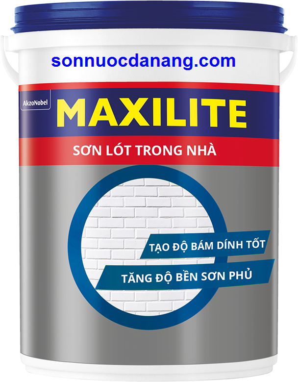 Sơn Lót kiềm Maxilite nội thất tại Đà Nẵng, Hồ Chí Minh, Hà Nội là loại sơn lót dễ thi công dành cho tường nội thất. Với thành phần từ nhựa gốc Polymer, Maxilite Sơn Lót Trong Nhà giúp tạo độ bám dính tốt, tăng độ bền cho lớp sơn phủ, giúp bề mặt tường nhẵn mịn. Sử dụng kết hợp Maxilite Sơn Lót Trong Nhà cùng các dòng sản phẩm Maxilite Sơn Nước Trong Nhà cho chất lượng tốt hơn. Không thêm chì và thủy ngân, thân thiện với môi trường