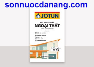 Bột trét tường ngoại thất màu xám Jotun