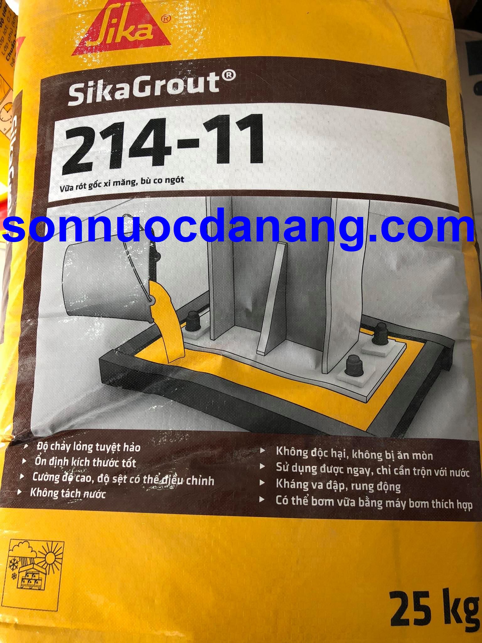 Sikagrout 214-11/ Sikagrout 212-11 vữa rót gốc xi măng, bù co ngót.