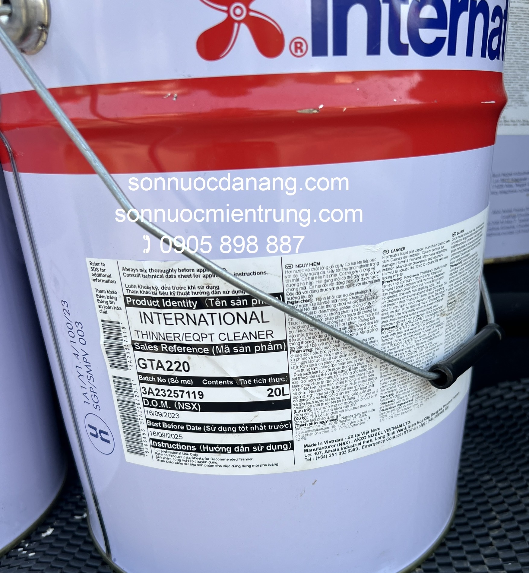Thinner GTA220 Dung môi pha sơn epoxy